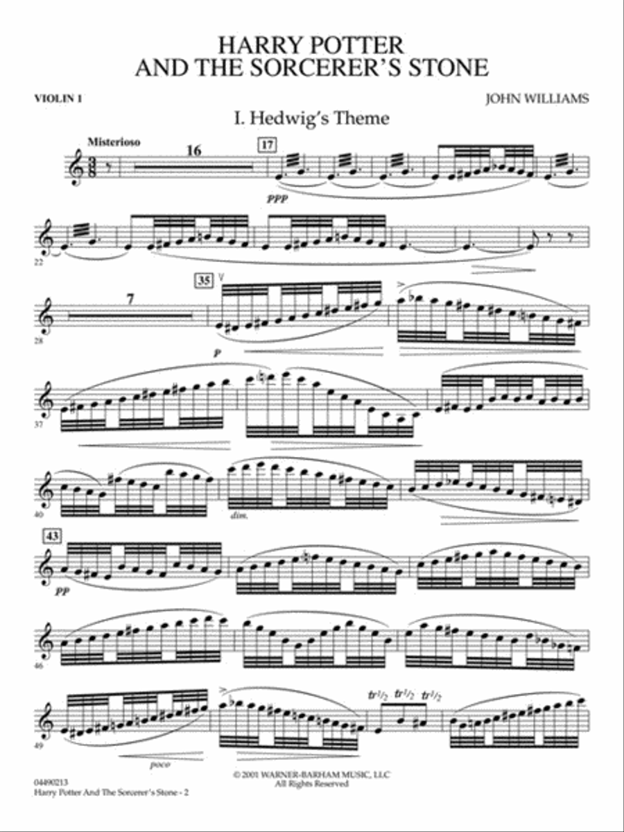 Harry Potter and the Sorcerer's Stone Full Orchestra scores gallery preview page 11