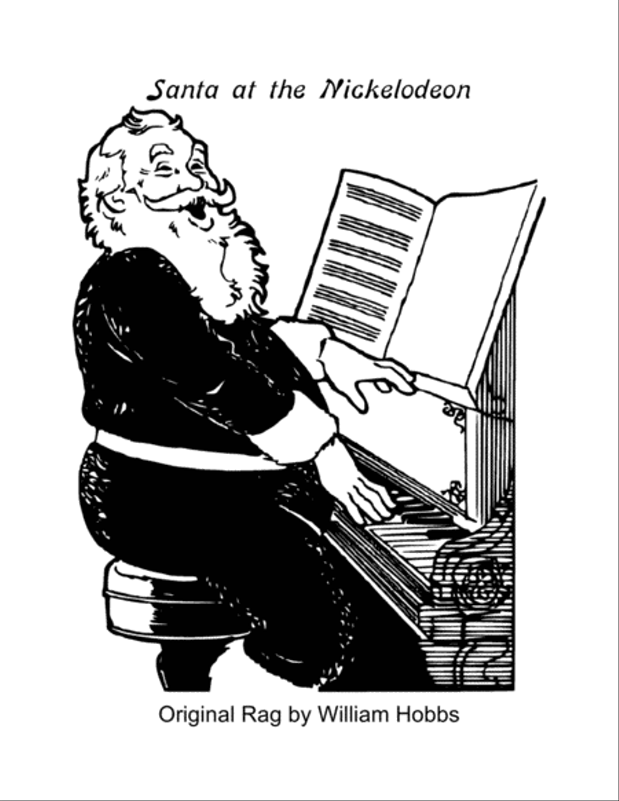 Santa at the Nickelodeon Santa at the Nickelodeon Piano scores gallery preview page 1