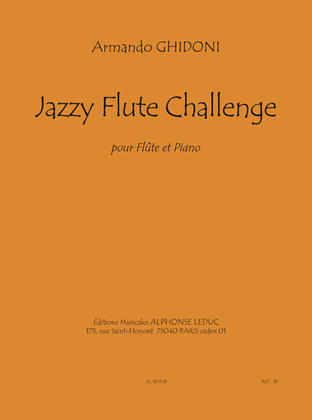 Book cover for Jazzy Flute Challenge (10') Pour Flute Et Piano