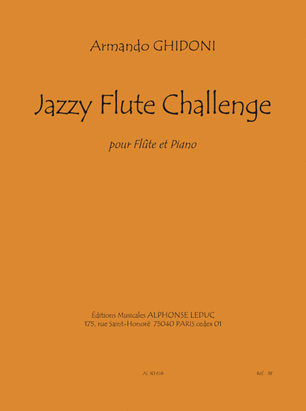 Jazzy Flute Challenge (10') Pour Flute Et Piano