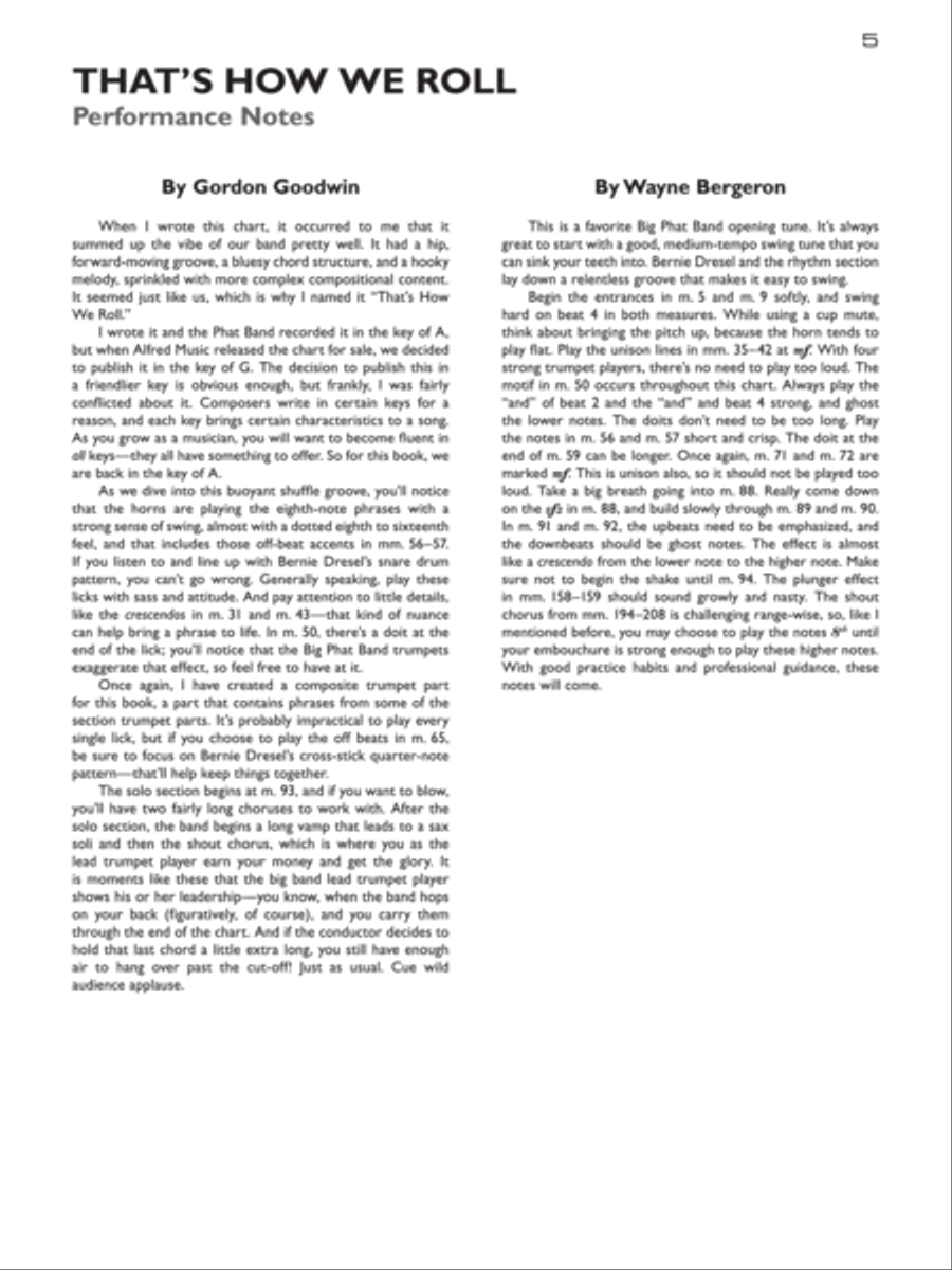 Gordon Goodwin's Big Phat Play Along, Volume 2 Cornet scores gallery preview page 8