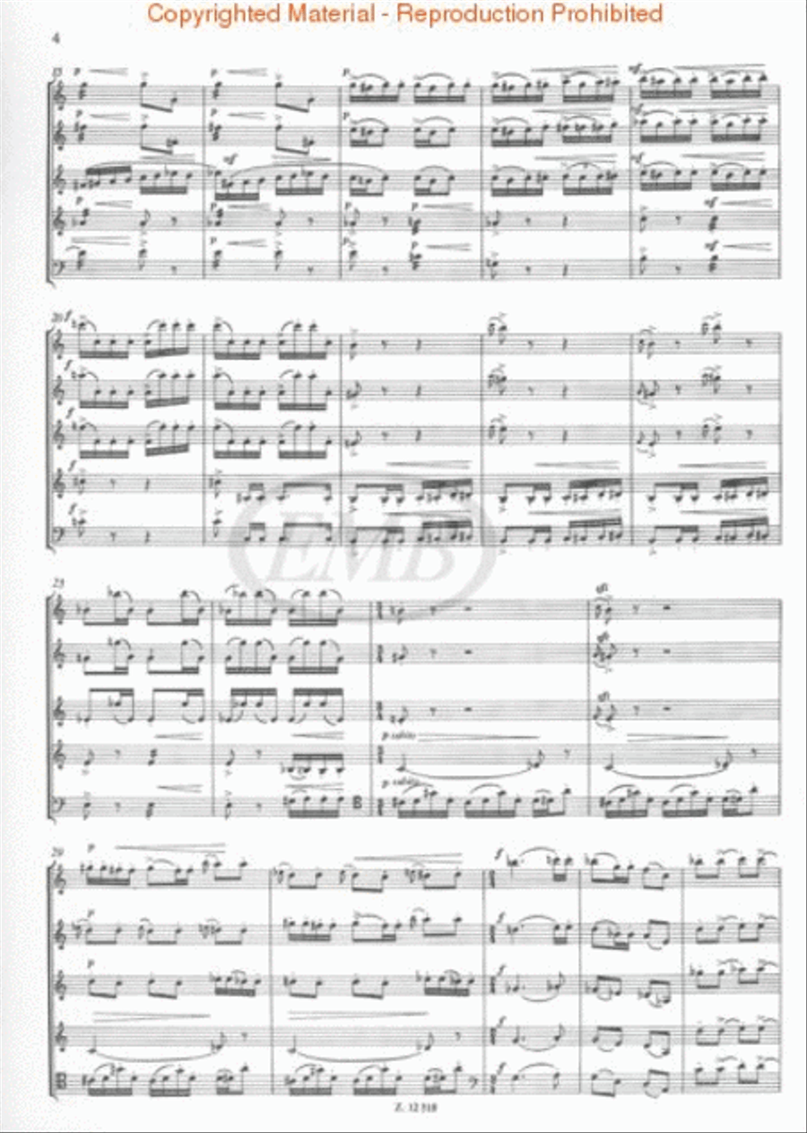 4 Movements Woodwind Ensemble scores gallery preview page 3