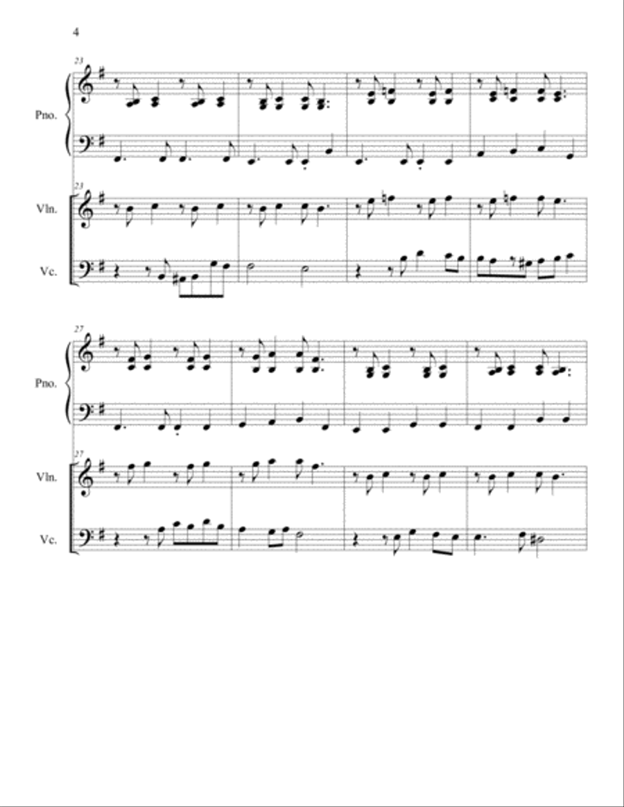DAS BAUMCHEN (EL ARBOLITO) TANGO ARGENTINO Chamber Orchestra scores gallery preview page 4