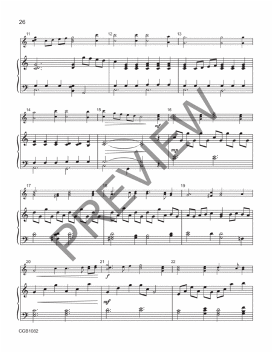 Glory in the Highest Handbell Choir scores gallery preview page 9
