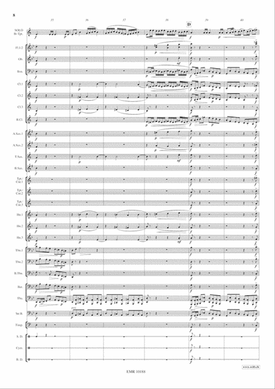 Konzert-Etude Concert Band scores gallery preview page 9