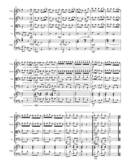 Vivaldi - Concerto in D Major RV 93 (for String Quartet and Optional Organ) image number null
