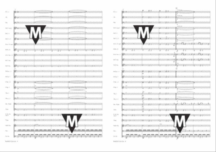 Radio Ga Ga Radio Ga Ga Concert Band scores gallery preview page 4