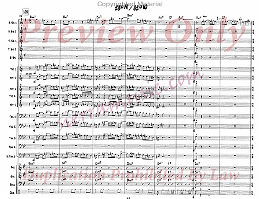23 degrees N 82 degrees W Jazz Ensemble scores gallery preview page 15