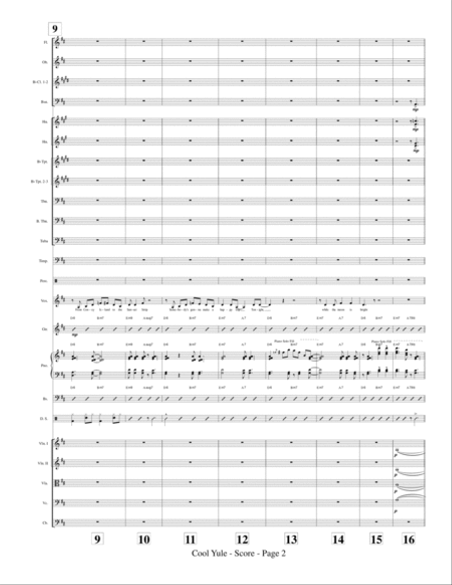Cool Yule Full Orchestra scores gallery preview page 6