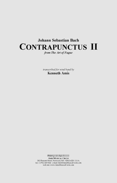 Contrapunctus 2 - CONDUCTOR'S SCORE ONLY image number null