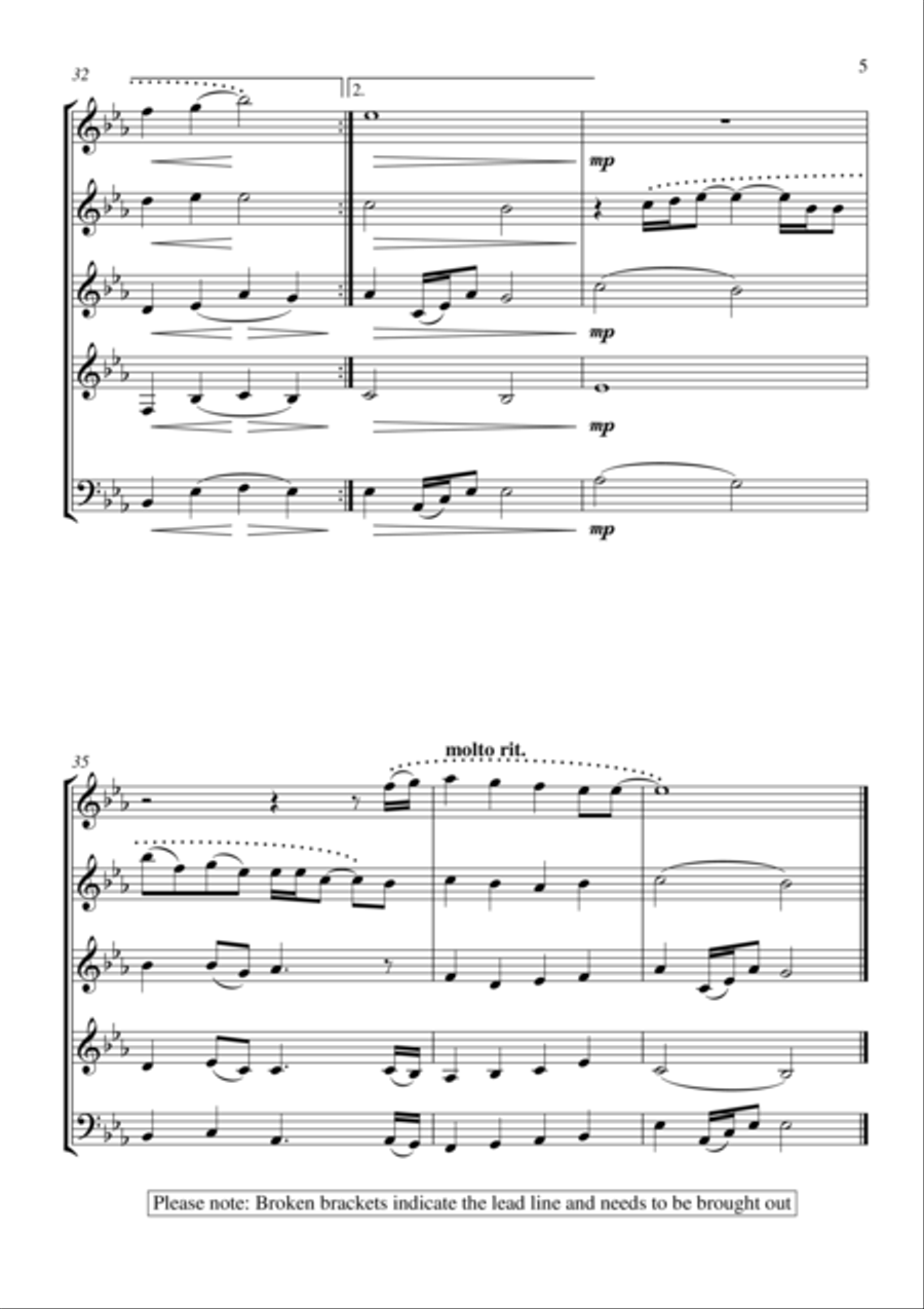 Can You Feel The Love Tonight Can You Feel The Love Tonight Woodwind Quintet scores gallery preview page 6