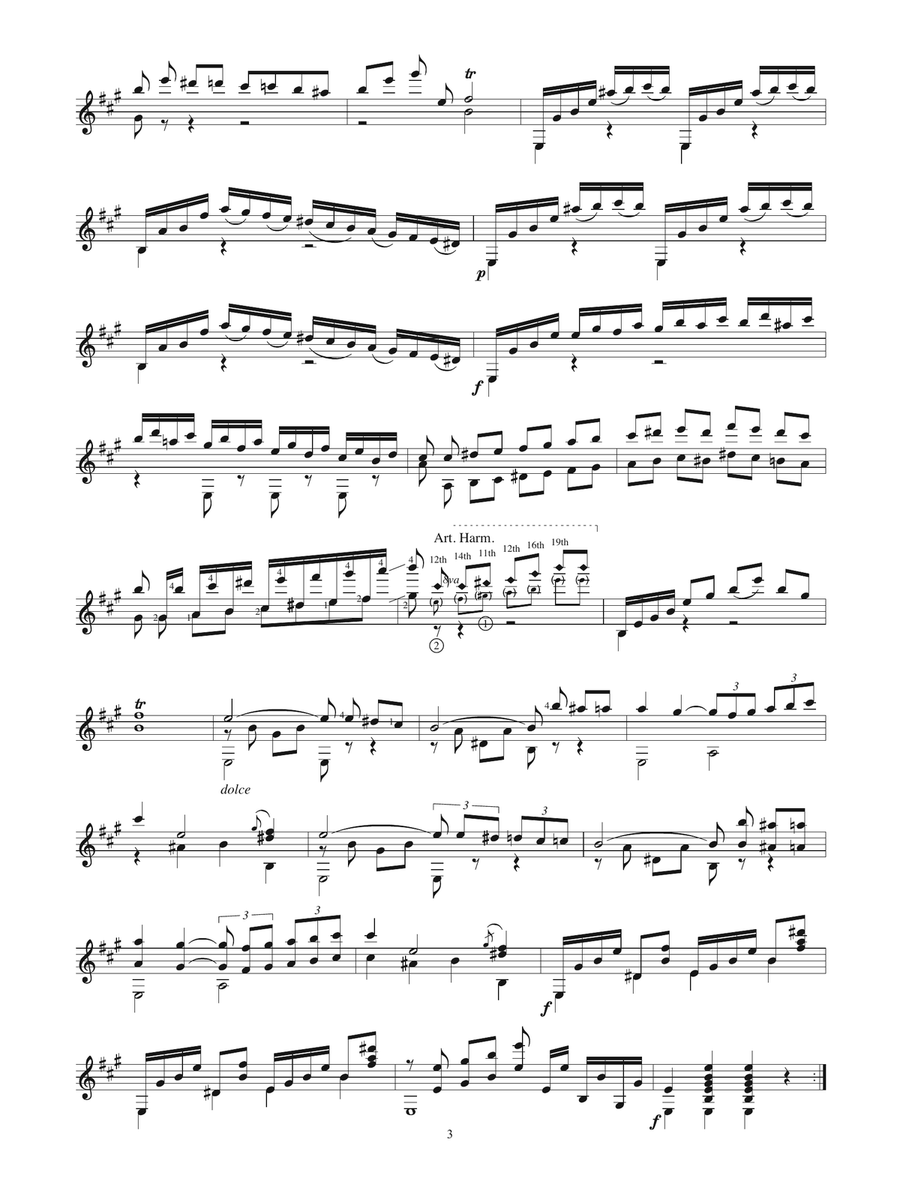 Grand Sonata Acoustic Guitar scores gallery preview page 3