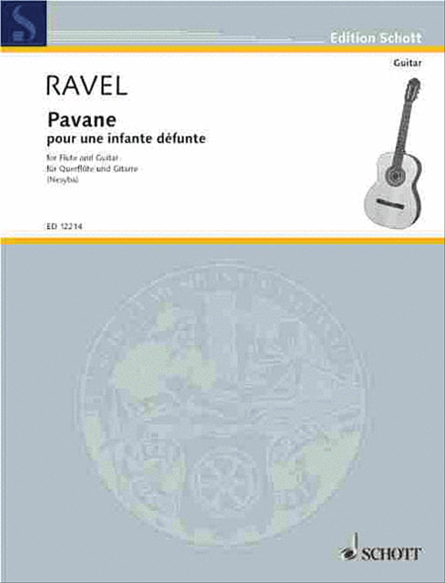 Pavane pour une Infante Défunte Flute scores gallery preview page 1