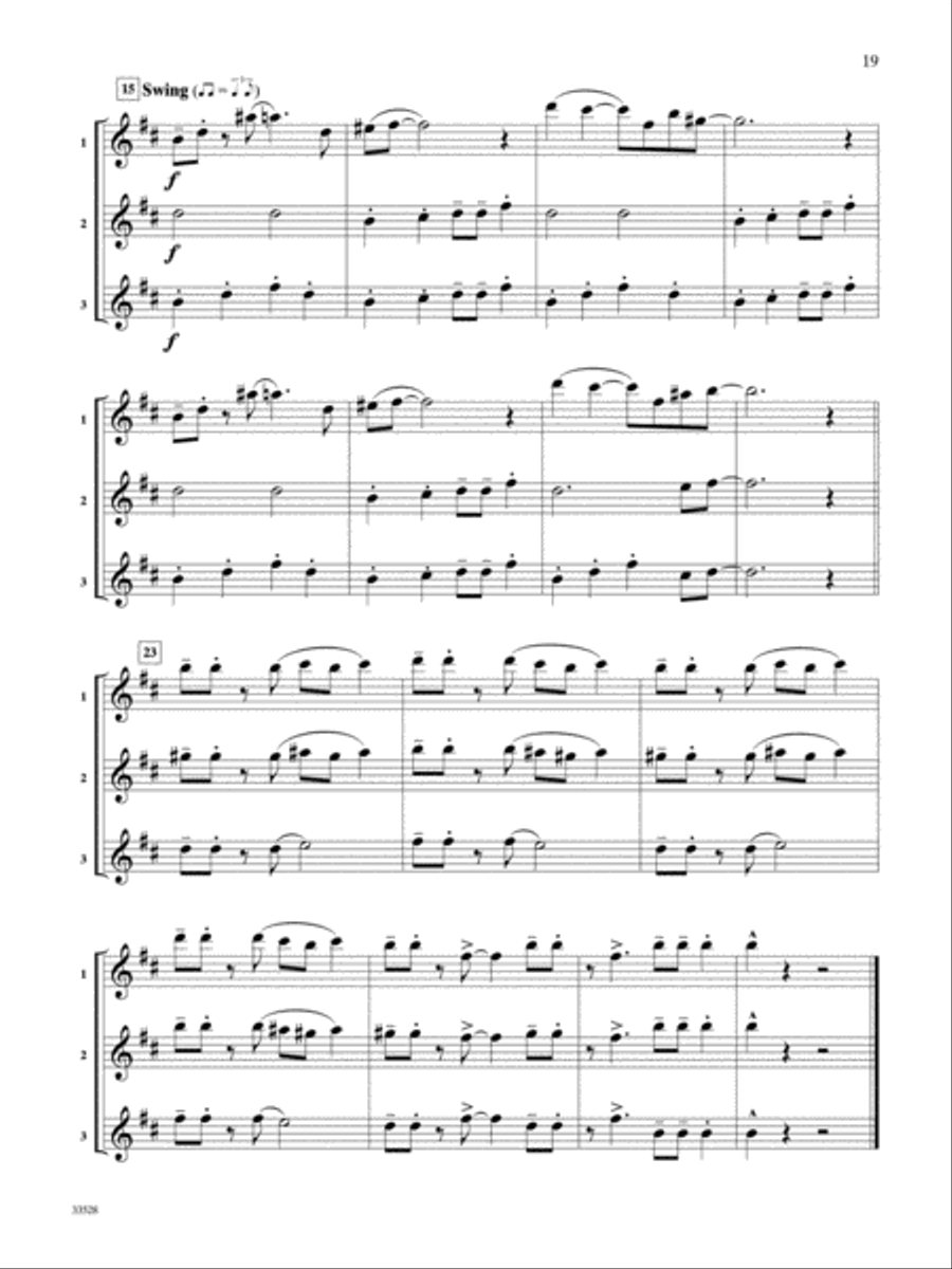 Movie Trios for All Small Ensemble scores gallery preview page 20