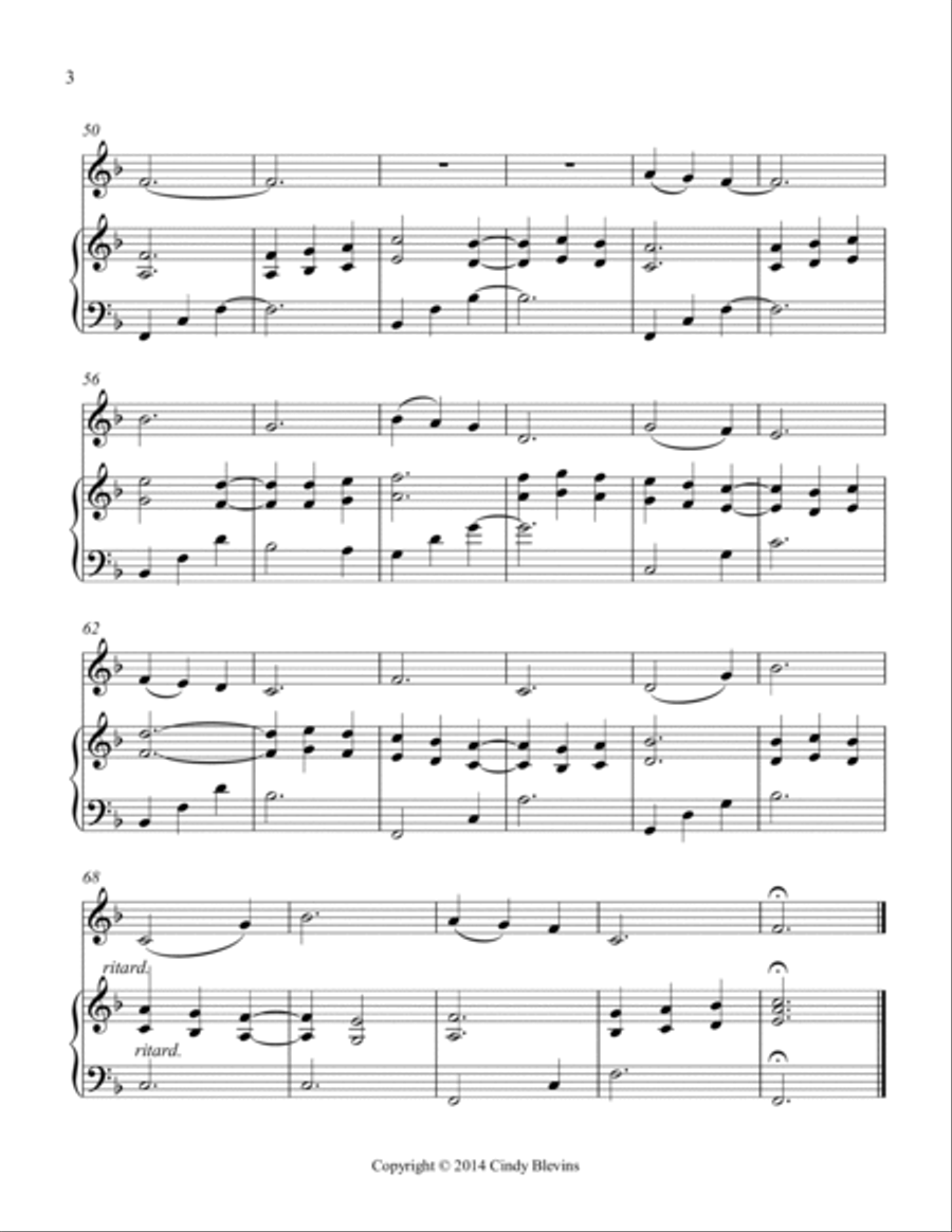 Lullaby, for Piano and Violin Violin Solo scores gallery preview page 4