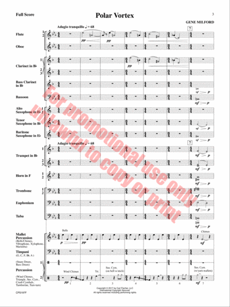 Polar Vortex Concert Band scores gallery preview page 4