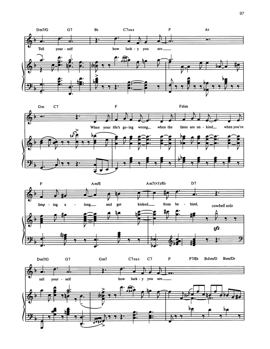 How Lucky You Are (from Seussical The Musical) Voice scores gallery preview page 2