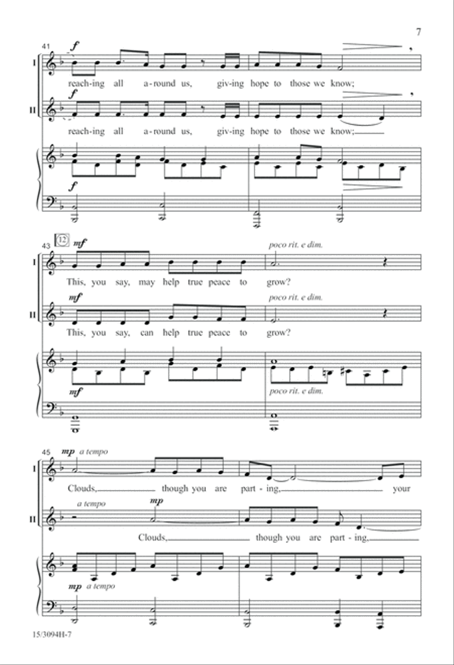 The Clouds 2-Part scores gallery preview page 7