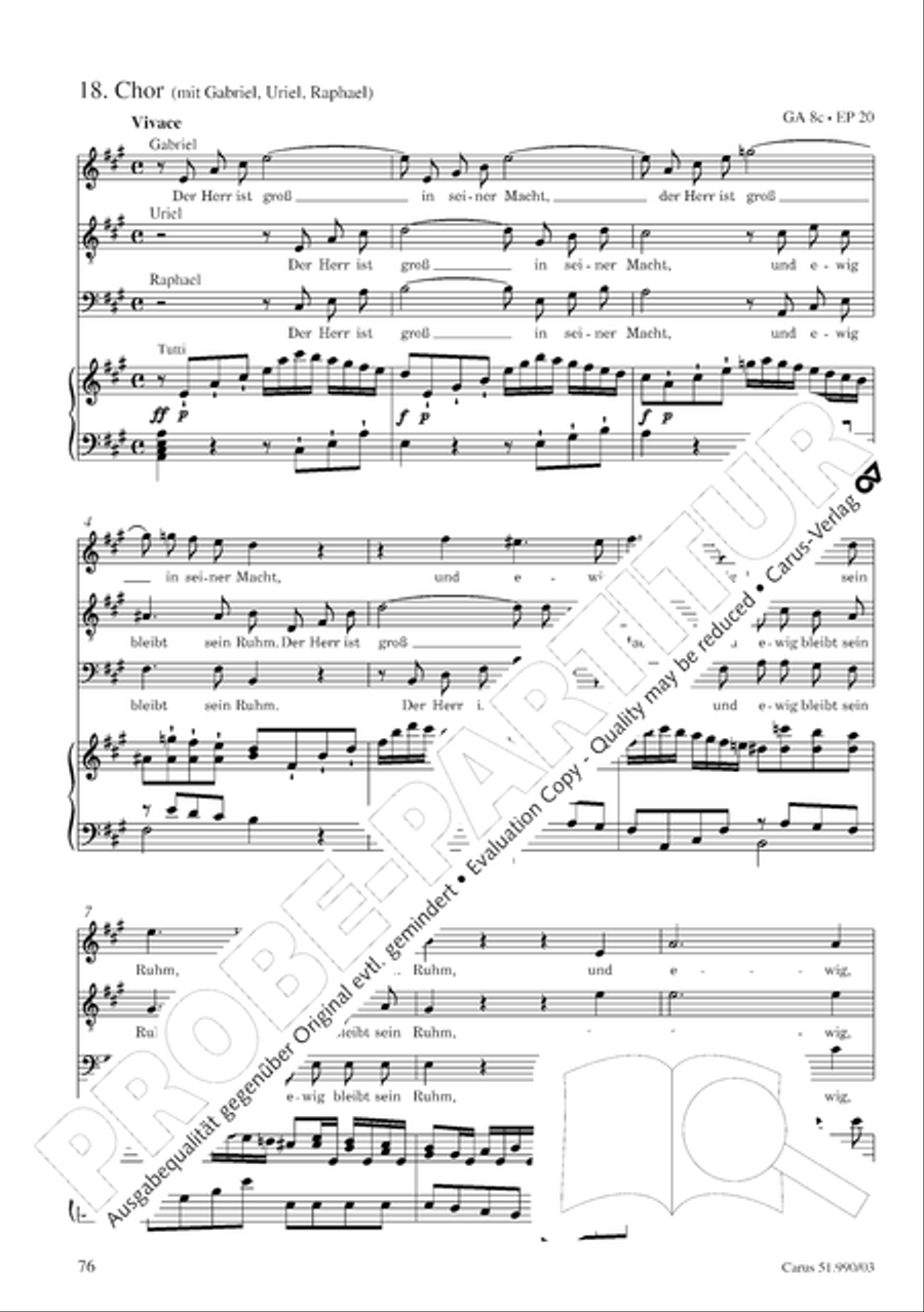 The Creation (Die Schopfung) The Creation (Die Schopfung) 4-Part scores gallery preview page 79