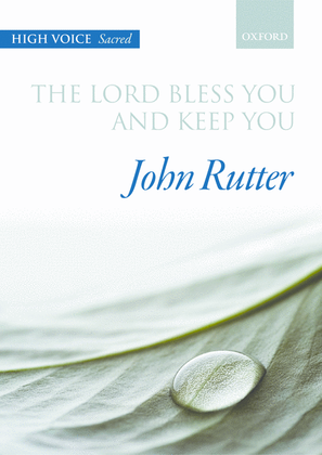 Book cover for The Lord bless you and keep you (solo/high)