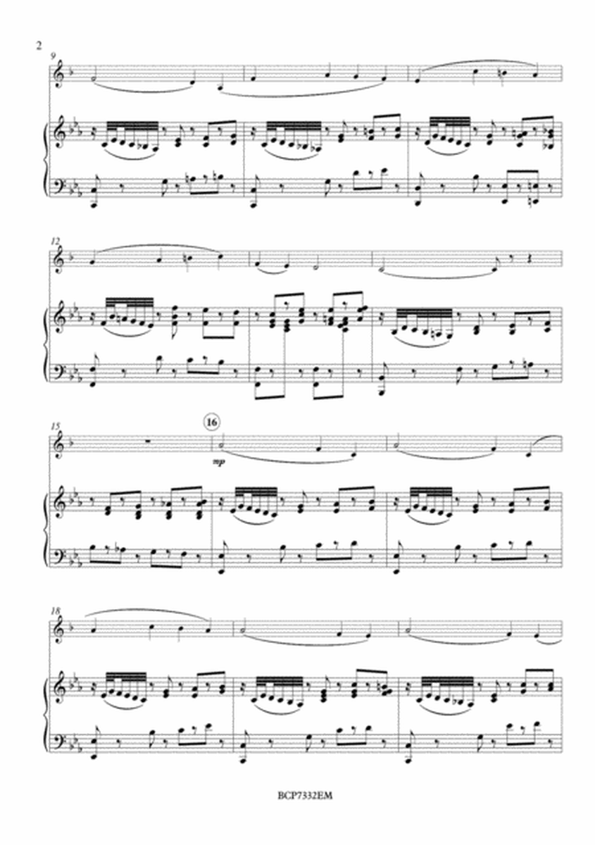 Romance, Op. 51 for Bass Clarinet and Piano