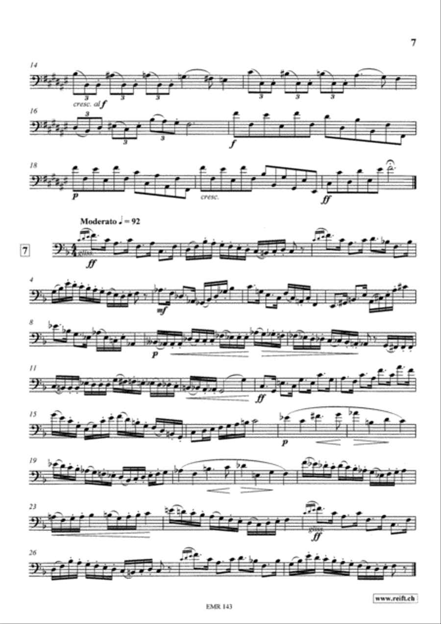 Technical & Melodic Studies Vol. 6 Trombone scores gallery preview page 7