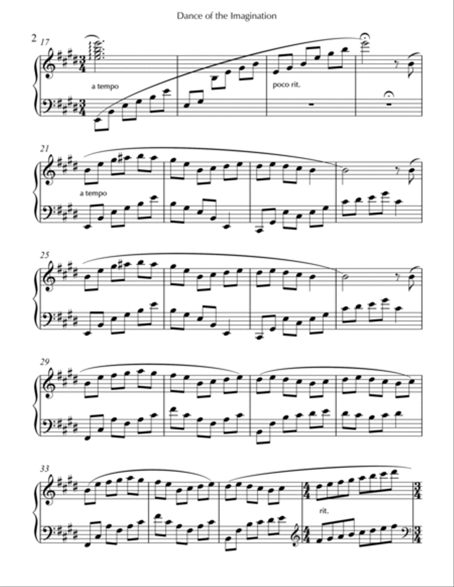 Dance of the Imagination Piano Method scores gallery preview page 2