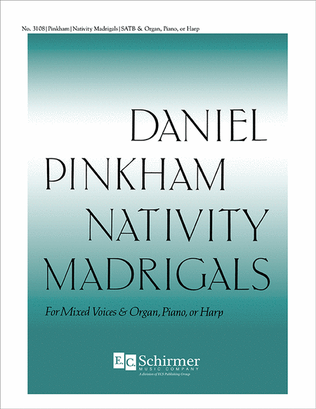 Book cover for Nativity Madrigals (Choral Score)