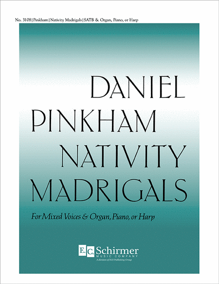 Nativity Madrigals (Choral Score)