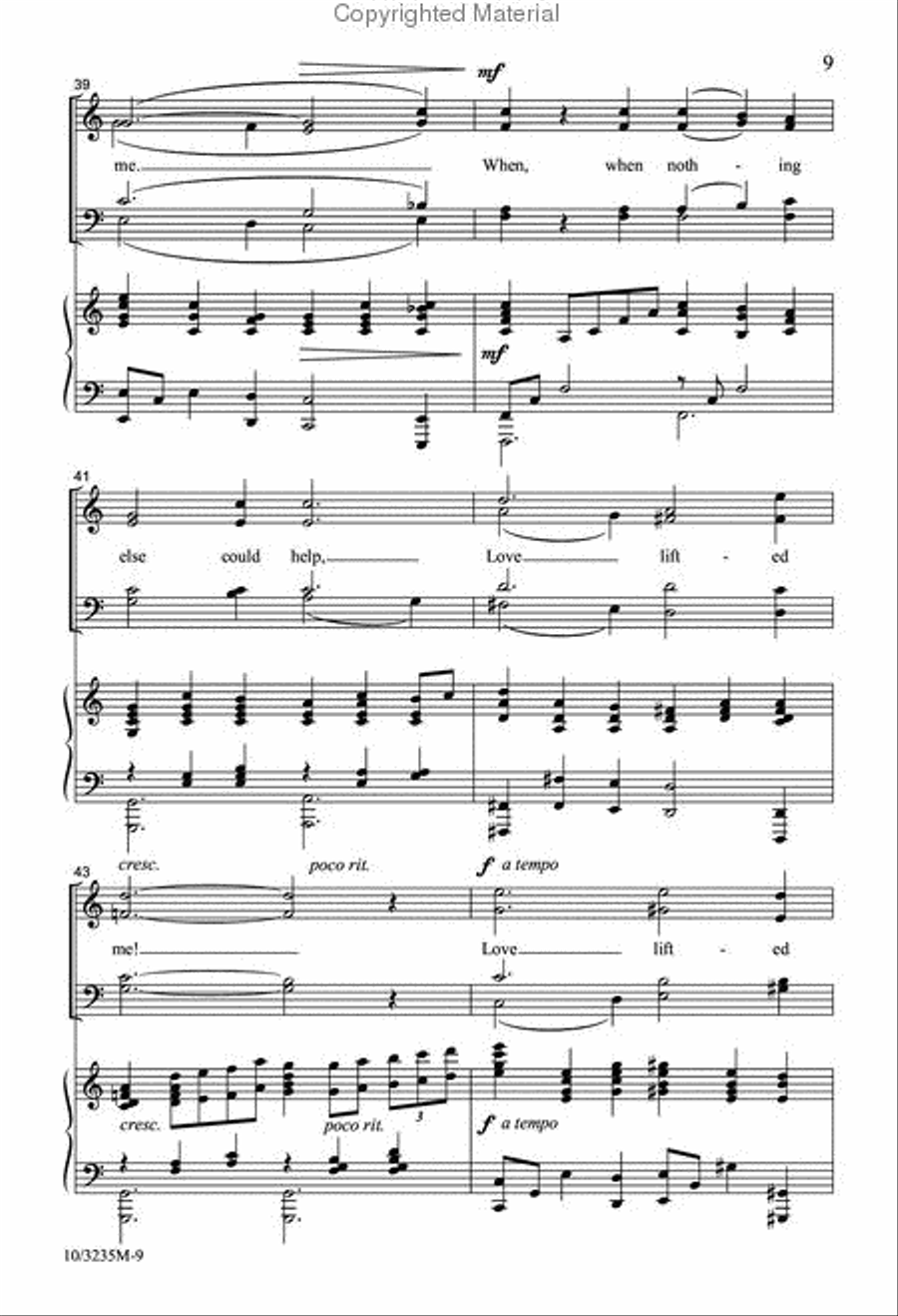 Love Lifted Me Divisi scores gallery preview page 8