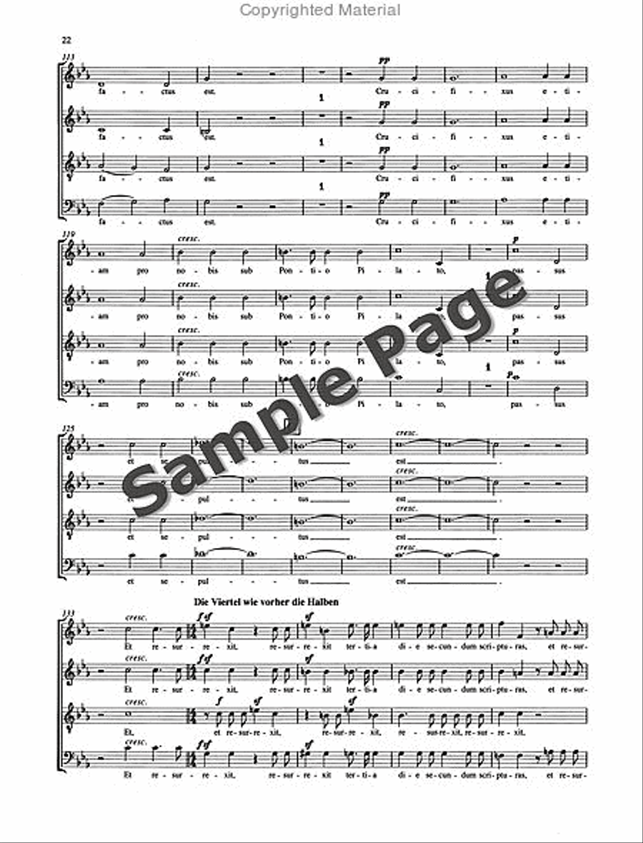 Missa Sacra Op. 147 Missa Sacra Op. 147 4-Part scores gallery preview page 23