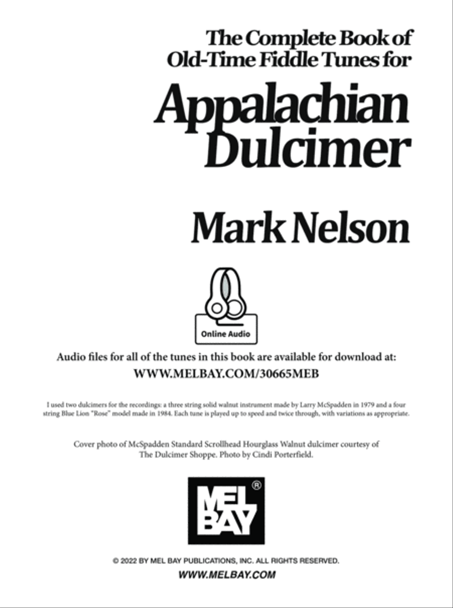 The Complete Book of Old-Time Fiddle Tunes for Appalachian Dulcimer Guitar scores gallery preview page 2