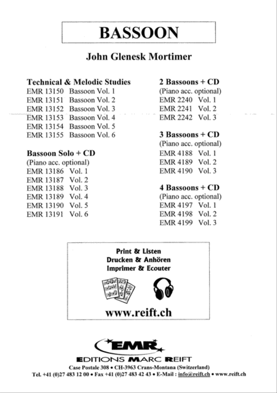 Trios Vol. 1 Bassoon scores gallery preview page 10