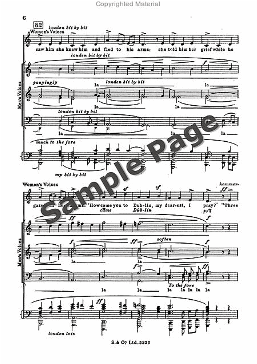 The lost lady found The lost lady found Mixed Choir scores gallery preview page 7