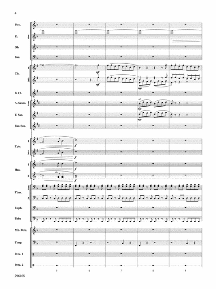 Harry Potter and the Order of the Phoenix, Suite from Concert Band scores gallery preview page 3