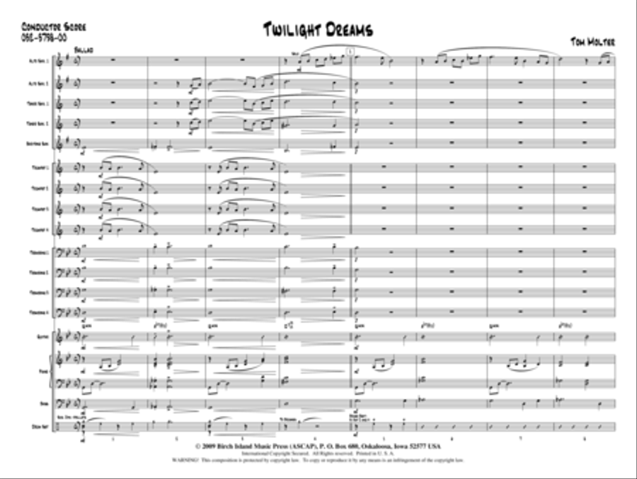 Twilight Dreams Twilight Dreams Jazz Ensemble scores gallery preview page 2