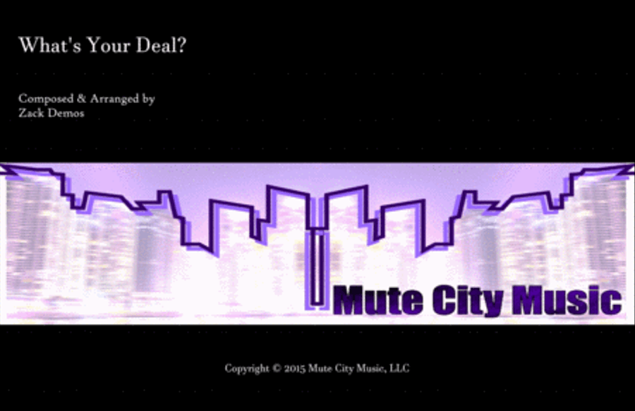 What's Your Deal? Jazz Ensemble scores gallery preview page 1