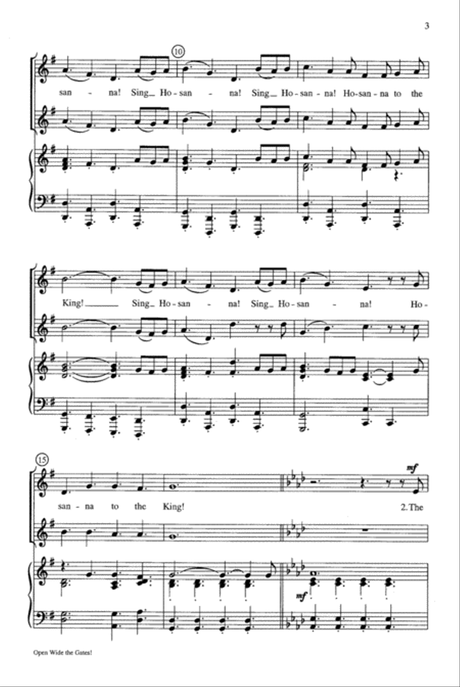 Open Wide the Gates 2-Part scores gallery preview page 3