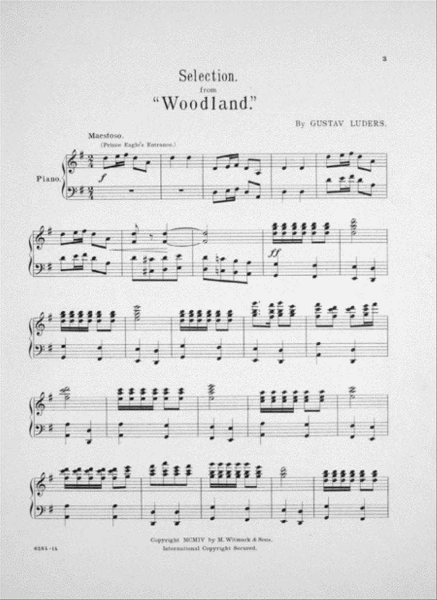 Selection From Woodland Piano Solo scores gallery preview page 2