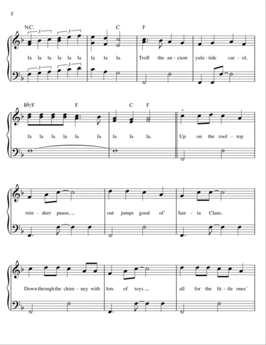 Deck The Rooftop Deck The Rooftop Voice scores gallery preview page 2