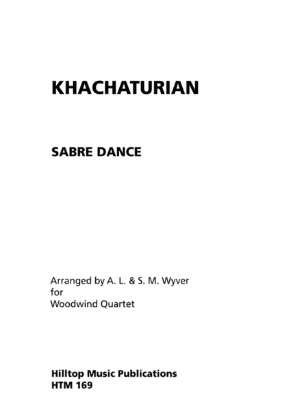 Sabre Dance arr. woodwind quartet image number null