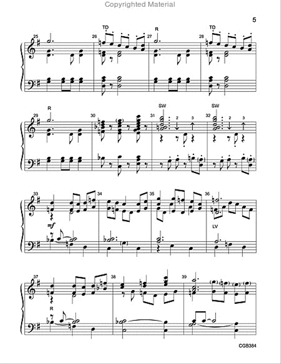 Praise and Exaltation Handbell Choir scores gallery preview page 4
