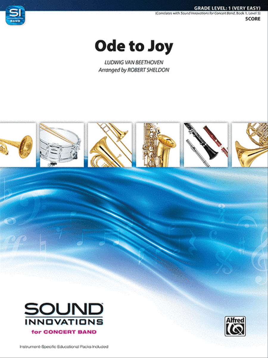 Ode to Joy Concert Band scores gallery preview page 1