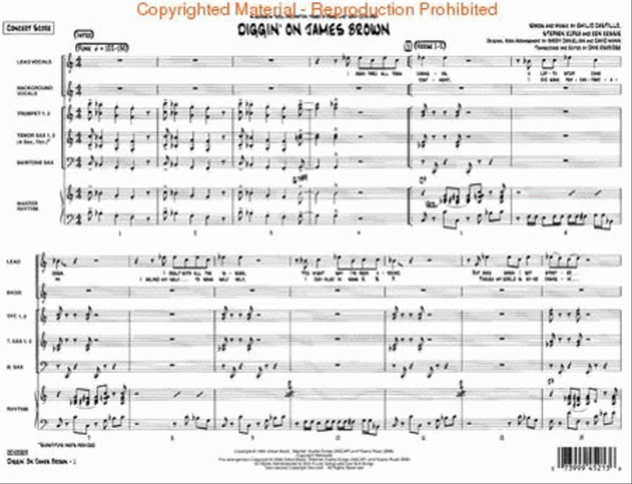 Tower of Power – Diggin' On James Brown Jazz Ensemble scores gallery preview page 2