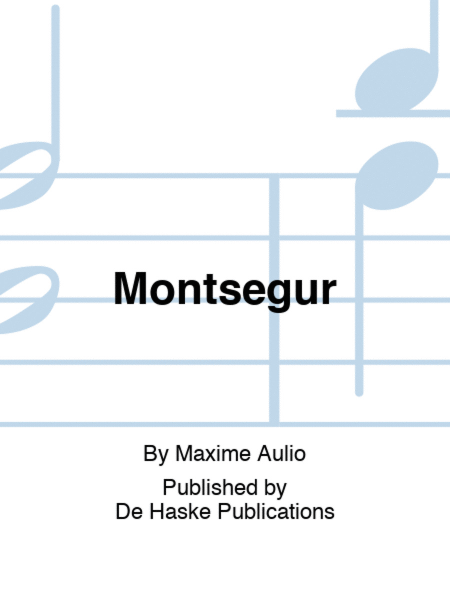 Montsegur Concert Band scores gallery preview page 1