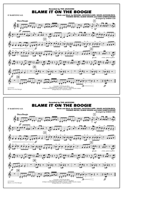 Blame It on the Boogie - Eb Baritone Sax
