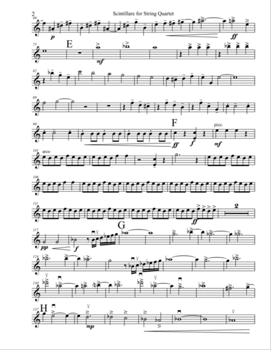 Scintillare String Quartet scores gallery preview page 2