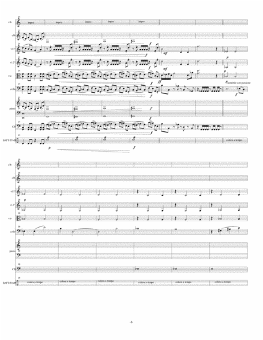 DANSE DU CERCLE OUVERT DANSE DU CERCLE OUVERT Chamber Orchestra scores gallery preview page 3