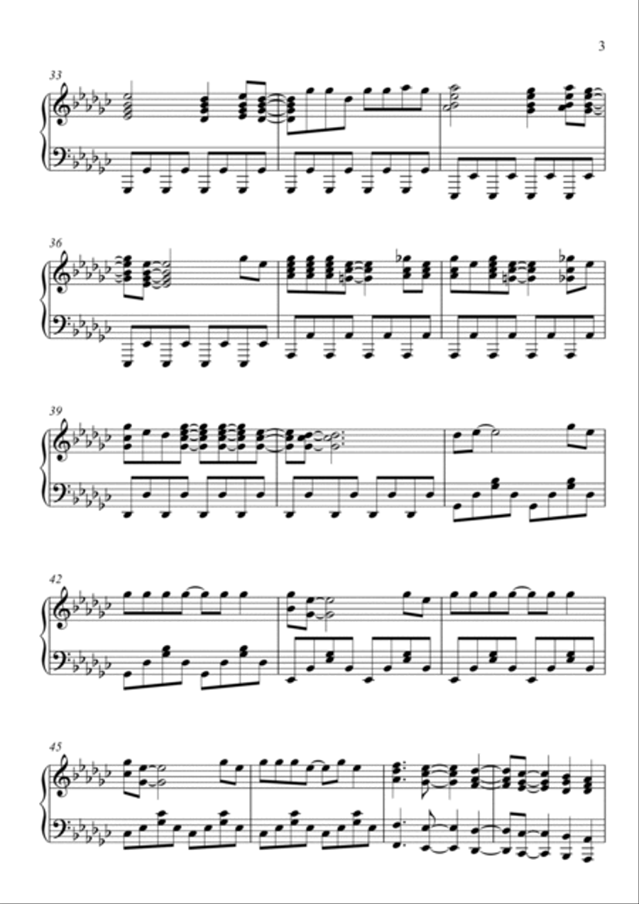 Y.m.c.a. Piano Solo scores gallery preview page 3