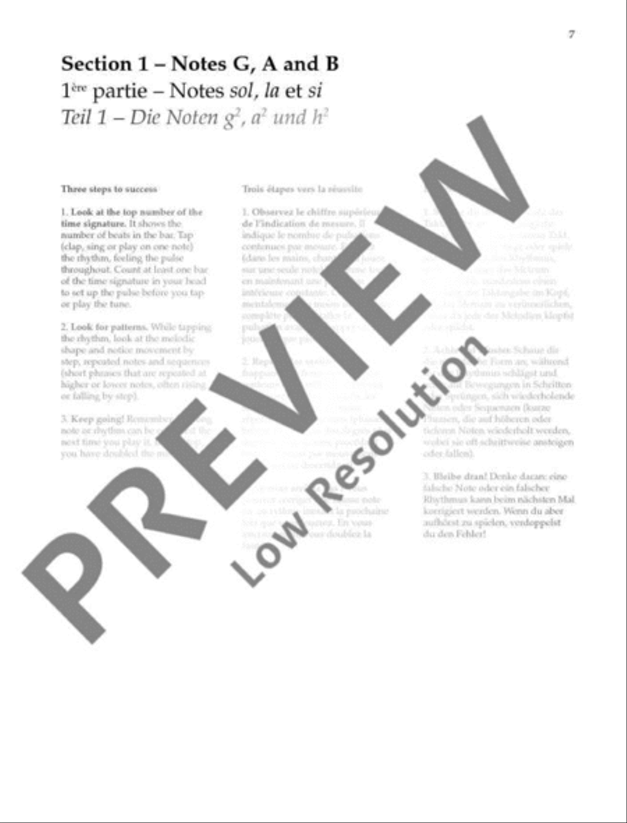 Recorder Sight-Reading 1 Recorder scores gallery preview page 8